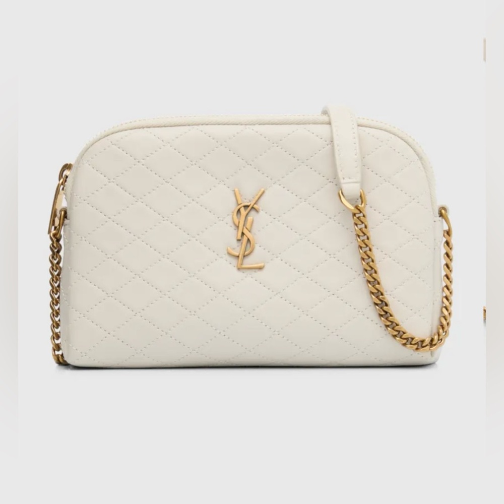 **NWT**Yves Saint Laurent Gaby Mini YSL Crossbody Bag in Quilted Leather